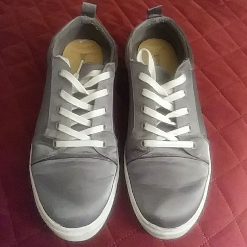 Grey satin Dirty Laundry sneakers